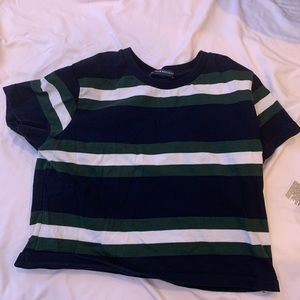 brandy stripped crop top